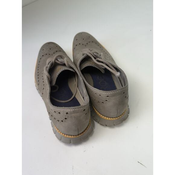 Cole Haan Zerogrand men Wingtip Oxford Rockridge/Hawthorn C29772, suede Size 10